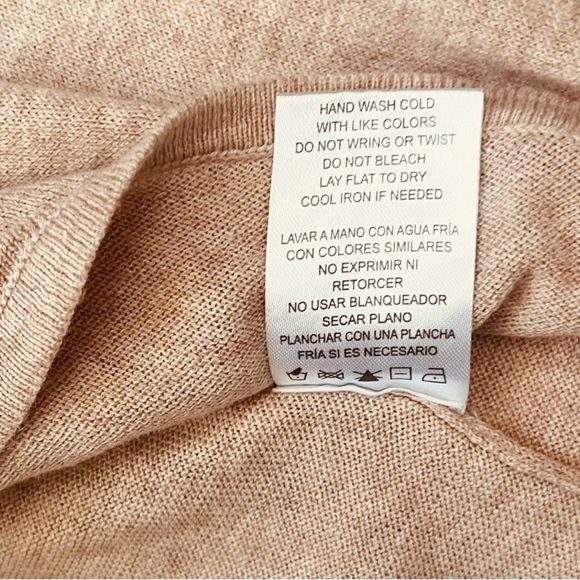 Copper Key cardigan minimalist loose oatmeal/cream long sleeves Women’s S - Picture 7 of 13